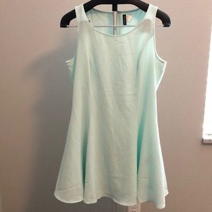 Light teal formal dress